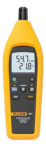 Medidor de temperatura y humedad Fluke 971, 20 A, 60 °C/5 A 9