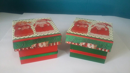 Caixa De Mdf Decorada De Natal - 2unid. - Tam. 5x7x7 | MercadoLivre Caixa De Mdf Decorada De Natal - 2unid. - Tam. 5x7x7 | MercadoLivre
