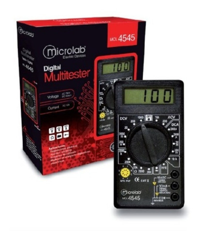 Multitester Digital Microlab Mcl 4545 - Revogames