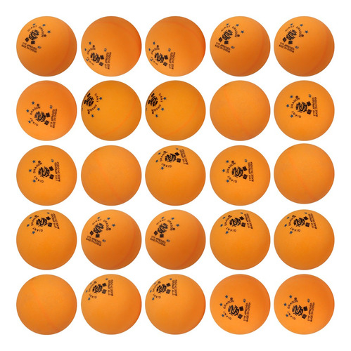 Set 25 Pelotas Giant Dragon 3 Estrellas Ittf Ping Pong 40 Mm