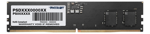 Memoria Ram Ddr5 Patriot Signature 8gb 5600 Mhz Cl 46