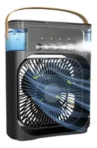 Comprar Mini ventilador de escritorio portátil con aire acondicionado humidificado, color negro
