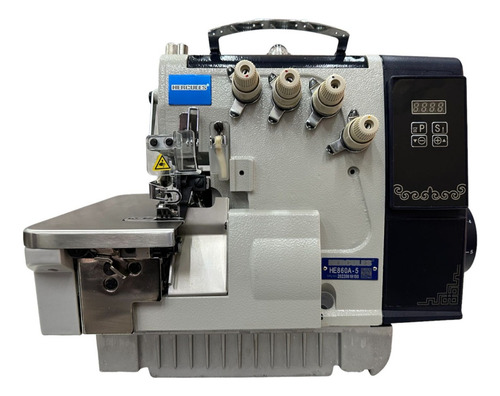Imagen 4 de 4 de Maquina Overlock 5 Hilos Hercules C/mueble Y Motor Ahorrad