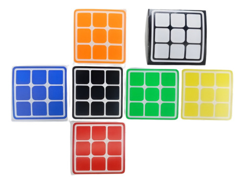 Cubo Rubik Stickers 3x3 Mate Clasicos O Pasteles Florian