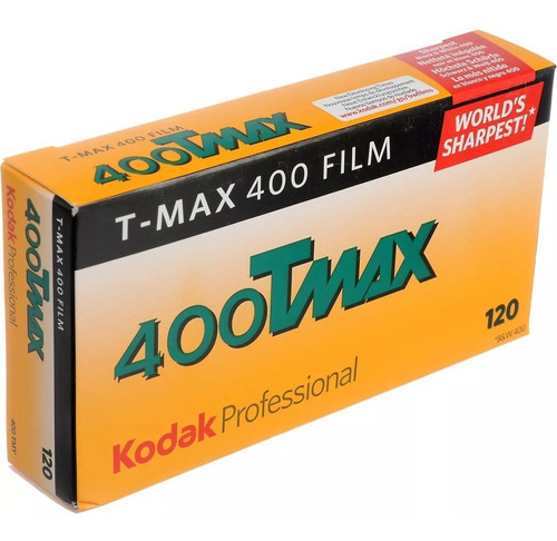  Kodak Película B/n T-max 400, Formato 120 Caja X 5 Unidades