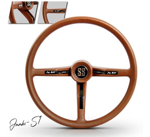 Volante Opala Ss 78 A 92 Caravan 78 A 92 c -10 78 89 Marrom