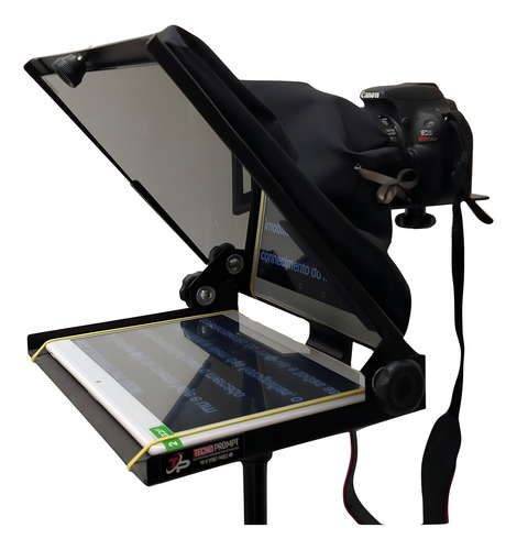 Teleprompter 10,5 Dslr + Suporte Gopro + Controle Remoto