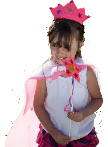 Mi Capa De Princesa Ecolecua Disfraz Kit Para Armar