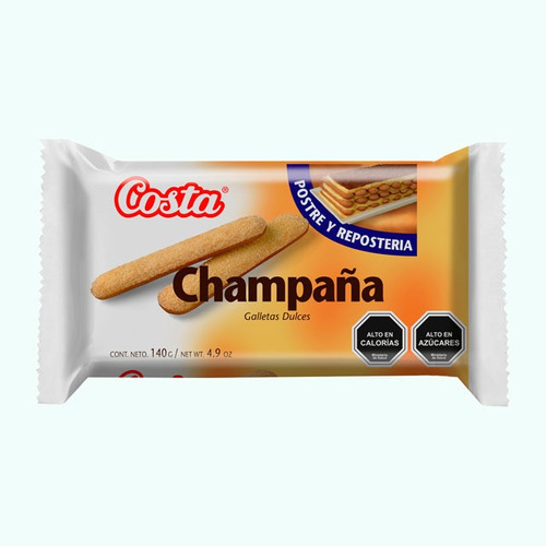 Galletas Champana Costa 140gr(3 Unidad)-super