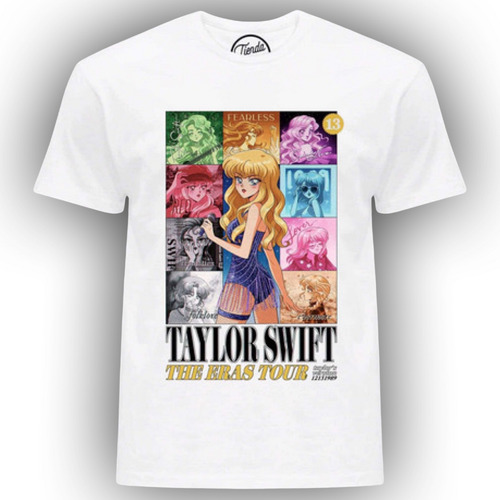 Playera Taylor Swift The Eras Tour Anime Version 26 T-shirt