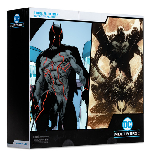 Mcfarlane Toys 2 Pack Figuras Omega Y Batman (gold)