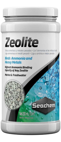 Imagen 1 de 2 de Seachem Zeolite 250ml Aglutina Amoniaco Y Metales Pesados