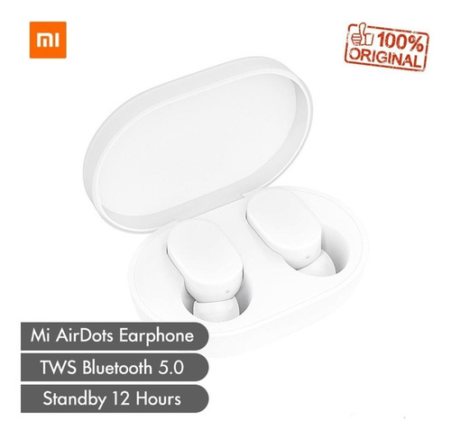 Auriculares in-ear inalámbricos Xiaomi Mi AirDots TWSEJ02LM blanco