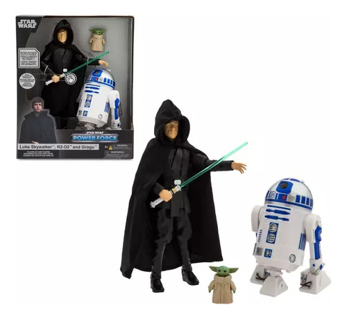 Disney Store Star Wars Luke Skywalker Yoda R2d2 Parlantes