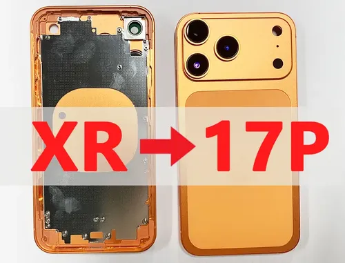 Carcaça Compatível Iphone Xr Estilo Iphone 17 Pro Premium | Frete