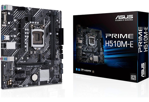 Placa Madre Asus H510m-e, Lga 1200, Micro-atx, Pcie 4.0