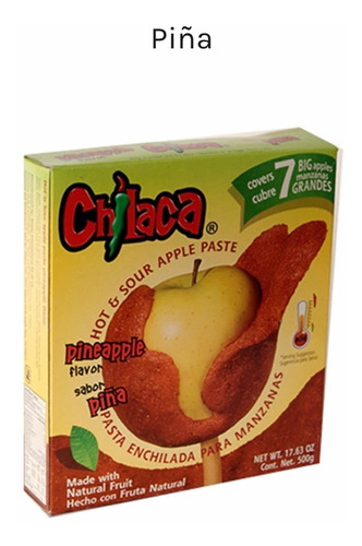 Pasta Para Cubrir Manzanas Chilaca 500gr Sabor Piña