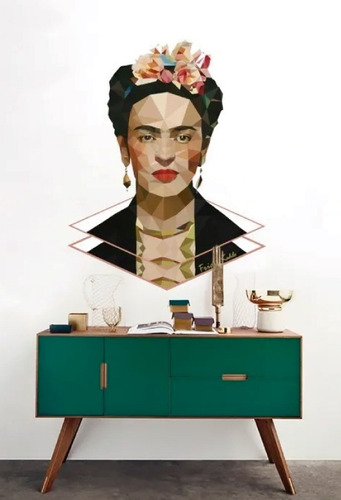 Vinilo Decorativo Frida Kahlo 2. Sticker Gigante 100x78cm