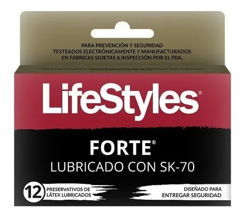 comprar Preservativo Lifestyles Forte Sk-70 X 12 Condones