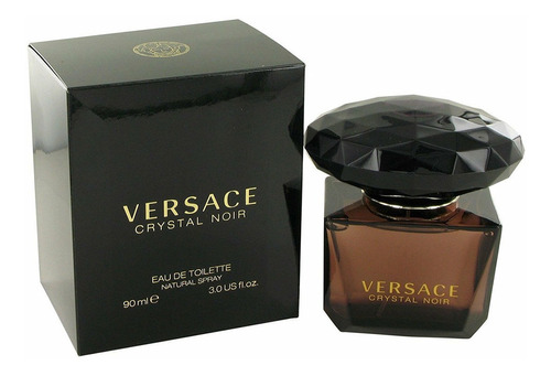 Perfume Mujer Spray Natural Crystal Noir 90ml Versace