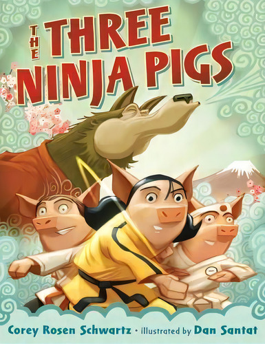 The Three Ninja Pigs, De Corey Rosen Schwartz. Editorial Penguin Putnam Inc, Tapa Dura En Inglés