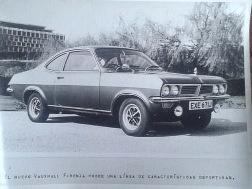 Vauxhall Firenza Original De Fábrica Auto Antiguo