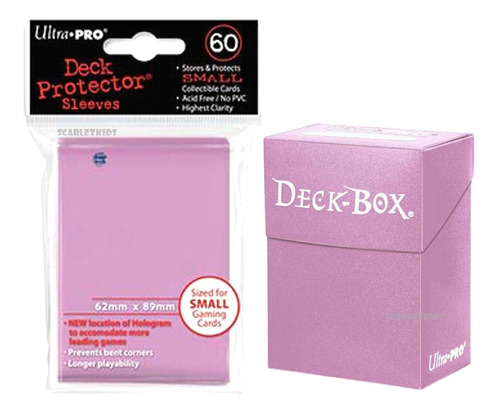Protectores X60 + Deck Box Ultra Pro Varios Colores Yu-gi-oh