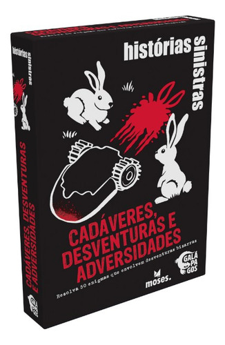 Histórias Sinistras: Cadáveres, Desventuras E Adversidades, De Holger Bösch. 1, Vol. 1. Editorial Galápagos Jogos, Edição 1 Em Português, 2025