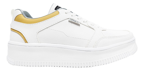 Zapatillas Stone Smart Cuello Combinado Blanco