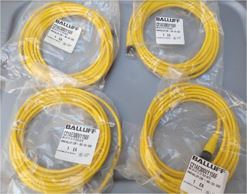Imagen 1 de 3 de Cable Conector Balluff C21ae300vy150f 3 Pines Hembra 250v