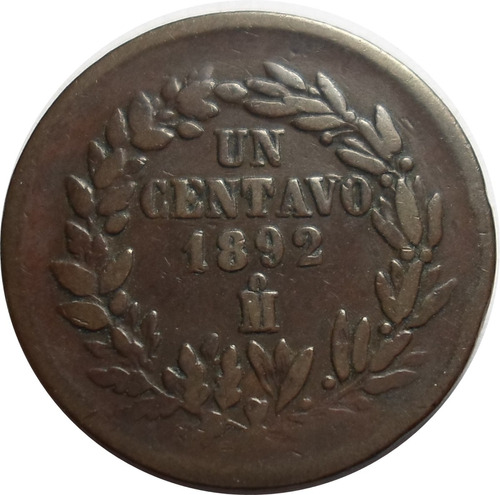 1 Centavo 1892 Mo República Mexicana