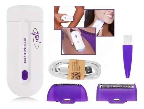 Depiladora Recargable Usb Sensor Luz Láser Removedor Vello