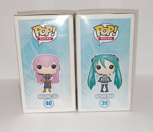 Funko Pop - Hatsune Miku #39 Y Megurine Luka #40 - Vocaloid (Usado)
