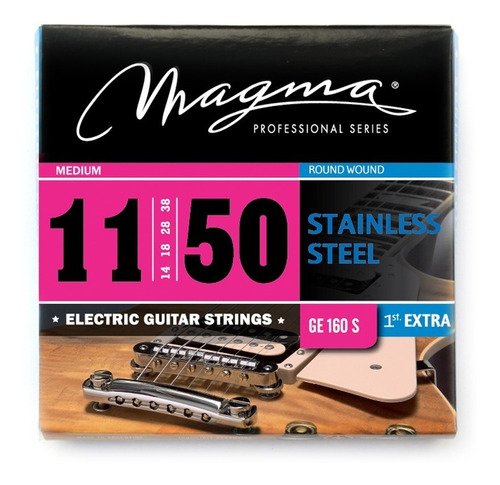 Encordado Para Guitarra Electrica Magma S. Steel .011 Ge160s