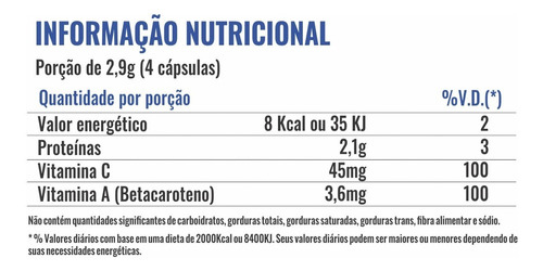 Kit 7x Colágeno Hidrolisado C/ Betacaroteno + Vit C 840caps