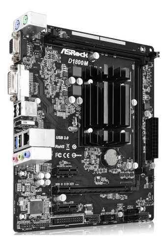 Micro Atx Ddrna Ddrna D1800m De Asrock