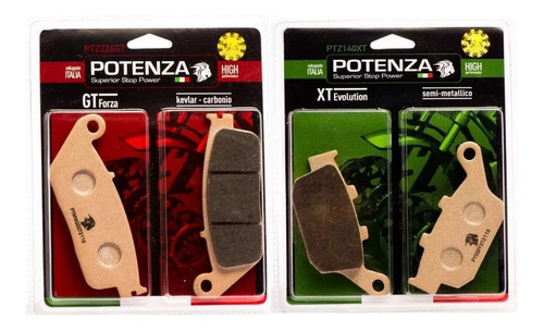 Pastilhas Freio Potenza Ptz226gt Ptz140xt Nc750x Nc 750 X