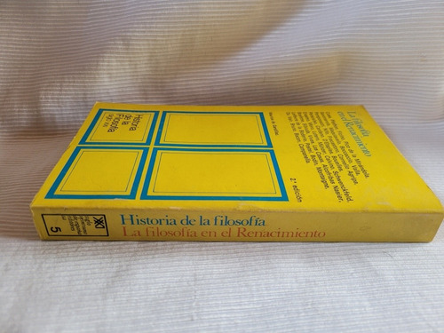 Imagen 2 de 6 de La Filosofia En El Renacimiento Yvon Belaval T 5 Siglo Xxi