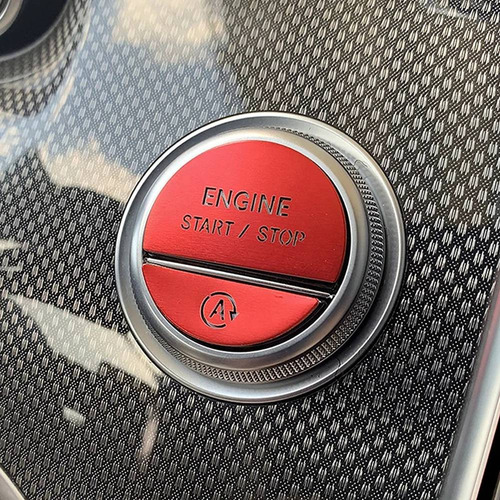 Pegatina H7car Interior Engine One Start Stop Con Botón De L