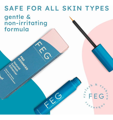 Sérum Intensificador De Cílios Feg Pro Advanced Natural 3ml