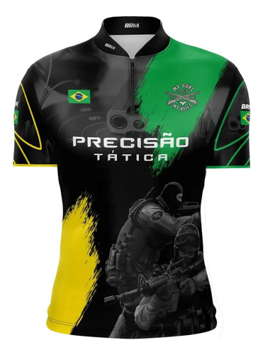 Camisa Tiro Esportivo Brk Precisão Tática Fpu 50+