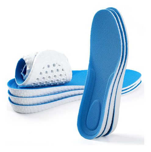 3 Pares De Plantillas Deportivas Transpirables De Absorción