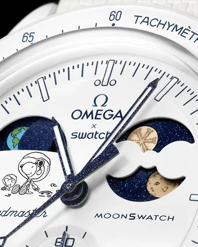 Relógio Omega X Swatch Mission Moonshine Gold Sem Caixa