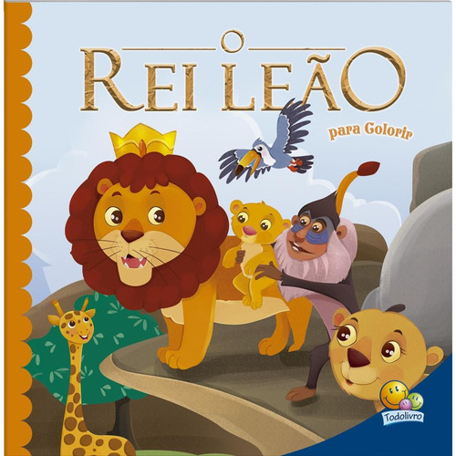 Contos Clássicos para Colorir: Rei Leão, O, de Mammoth World. Editora Todolivro Distribuidora Ltda., capa mole em português, 2022