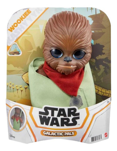 Pelucia Star Wars Galactic Pals Wookiee Kashyyyk Mattel
