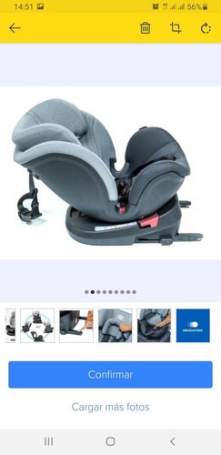 Imagen 4 de 5 de Silla Auto Isofix+protector De Silla 0 A 36 Kilos