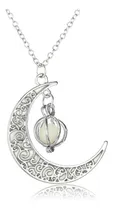 Comprar Collar Luminoso Media Luna Brilla En La Oscuridad 