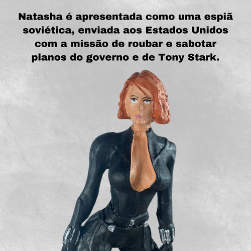 Viúva Negra Boneco Estátua Coleção Marvel Resina 8009