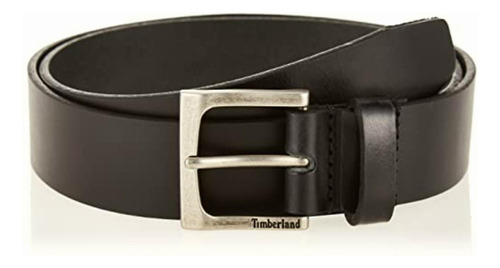 Timberland Cinturón Vaquero Clásico De 35 Mm Para Hombre, Color Negro Talla 36
