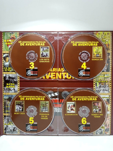 Imagen 4 de 5 de 10 Legendarias Películas De Aventuras - Dvd - Colección Cine